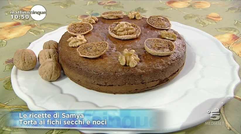 torta ai fichi secchi e noci