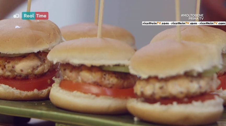 mini burger di salmone