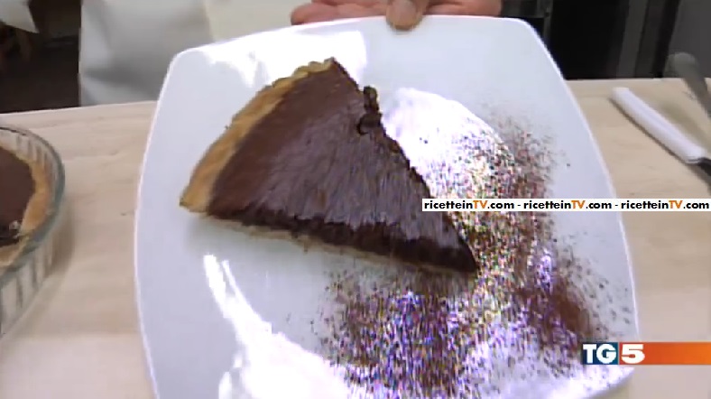 crostata di cacao e mandorle vegana