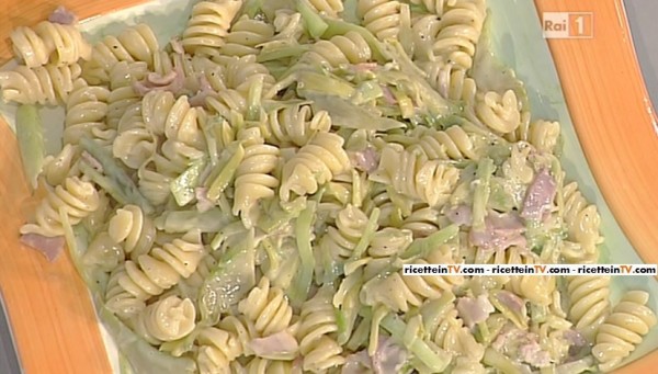 fusilli alla carbonara di carciofi