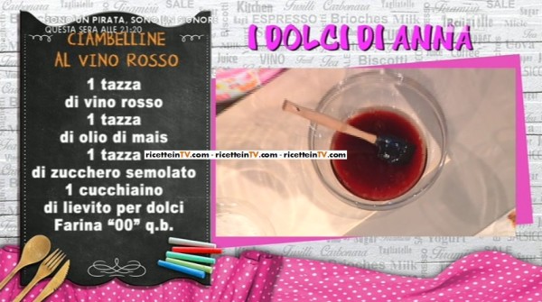 ciambelline al vino rosso