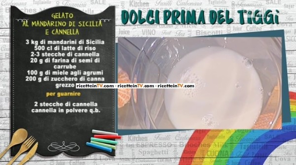 gelato al mandarino di Sicilia e cannella di Pietro di Noto