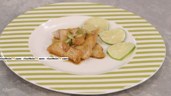 pesce caramellato al lime