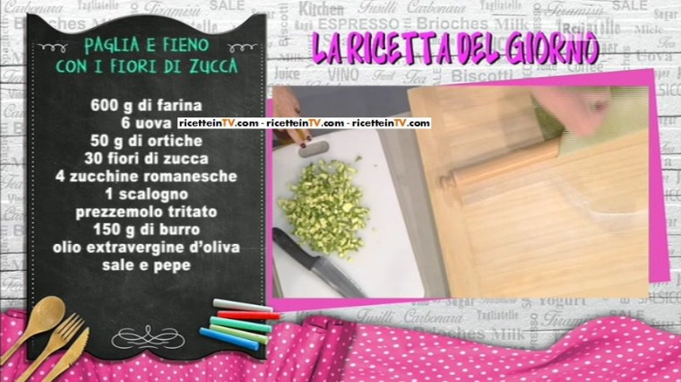 paglia e fieno con fiori di zucca di Alessandra Spisni