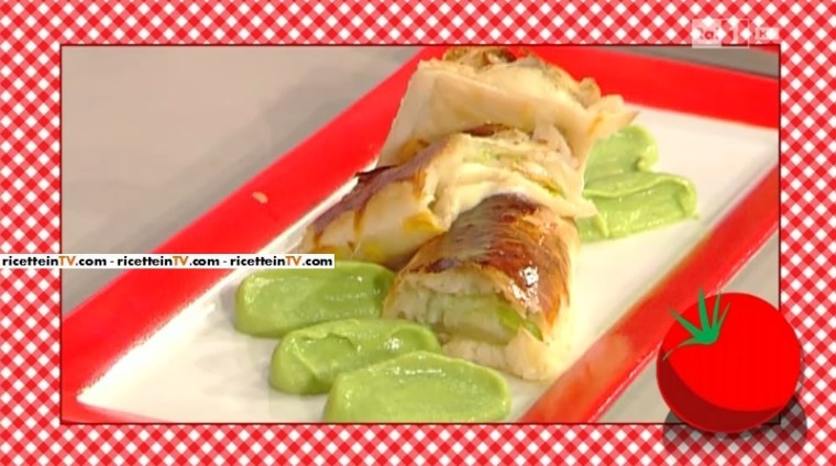 strudel di scamorza e zucchine