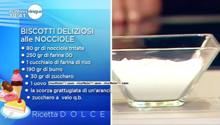 biscotti deliziosi alle nocciole