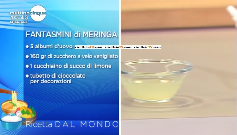 fantasmini di meringa