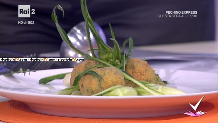 polpette di cicoria e puntarelle