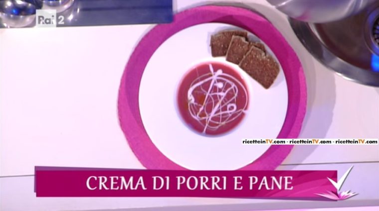 crema di porri e pane di grano saraceno