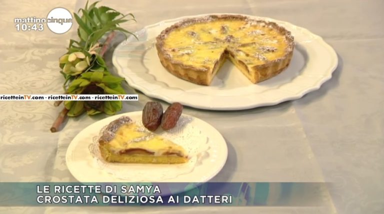 crostata deliziosa ai datteri di Samya