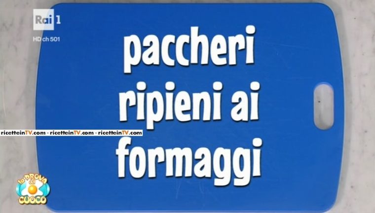 paccheri ripieni ai formaggi