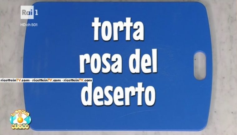 torta rosa del deserto