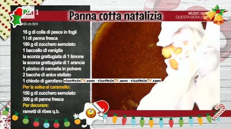 panna cotta natalizia di Ambra Romani