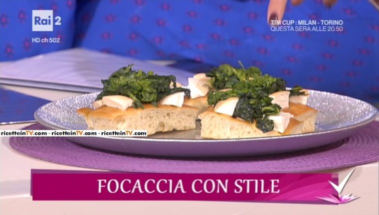 focaccia provola e friarielli di Cristiano Piccirillo