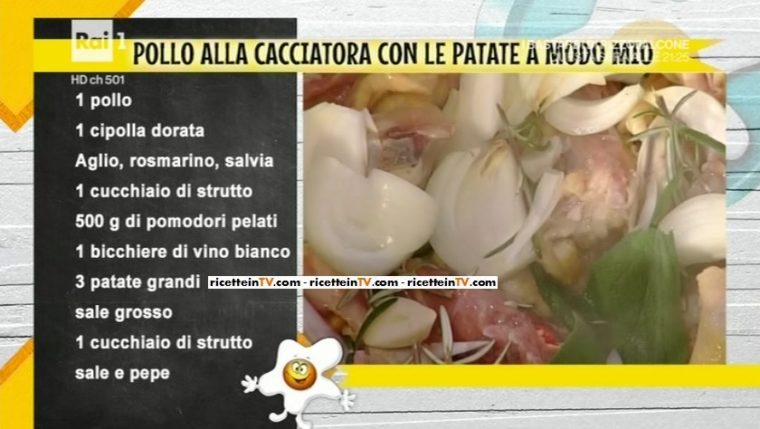 pollo alla cacciatora con patate a modo mio di Alessandra Spisni