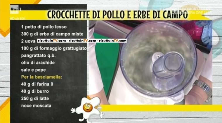 crocchette di pollo e erbe di campo di Anna Moroni