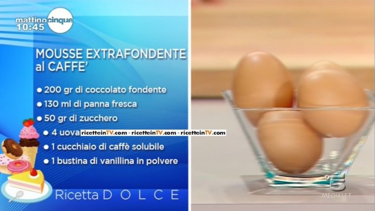 mousse extrafondente al caffè di Samya