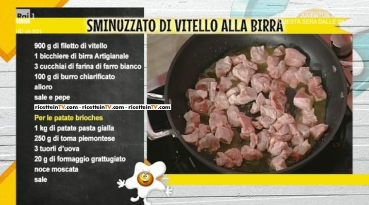 Sminuzzato di vitello alla birra di Sergio Barzetti