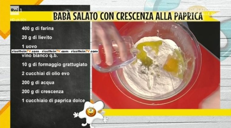 babà salato con crescenza alla paprika di Daniele Persegani