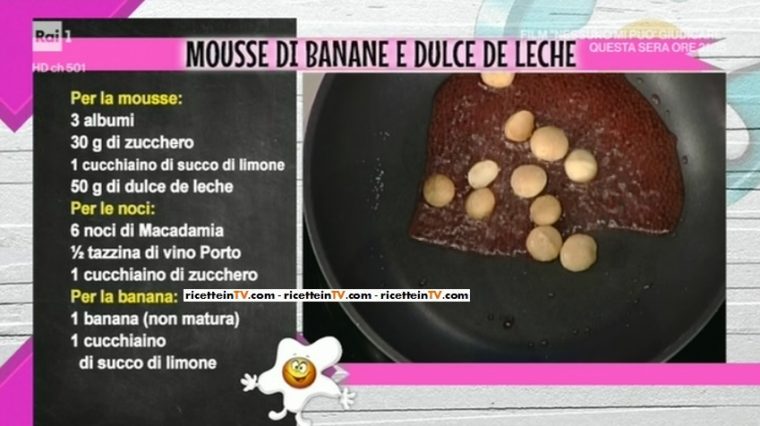 mousse di banane e dulce de leche di Natalio Simionato