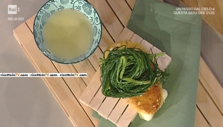 scamorza in carrozza con agretti di Sergio Barzetti