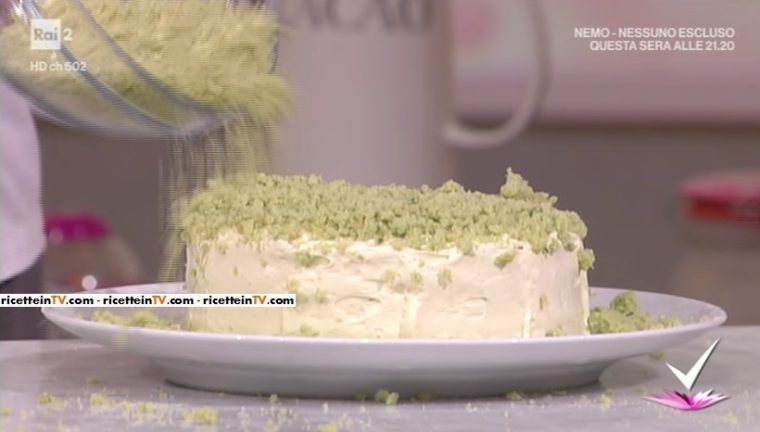 torta mimosa al tè matcha di Domenico Spadafora