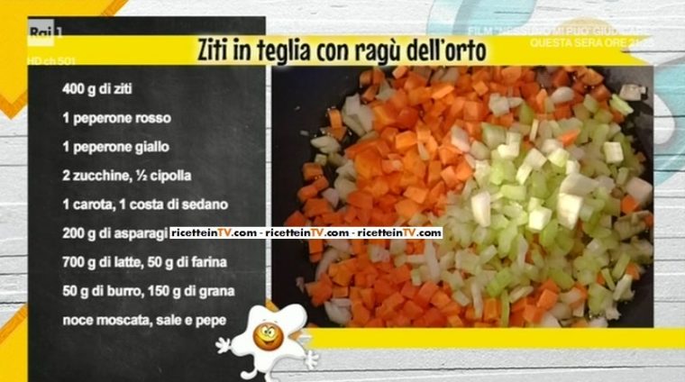 ziti in teglia con ragù dell'orto di Daniele Persegani