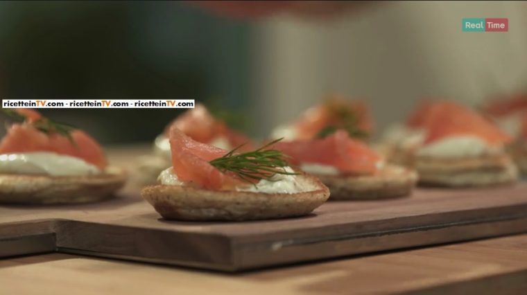 blinis al salmone