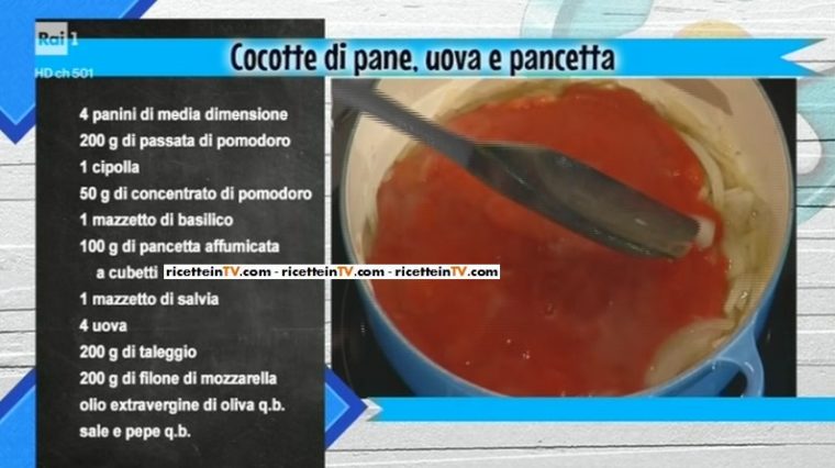 cocotte di pane uova e pancetta di Andrea Mainardi