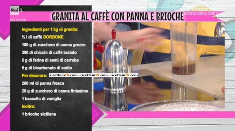 granita al caffè con panna e brioche di Pietro di Noto