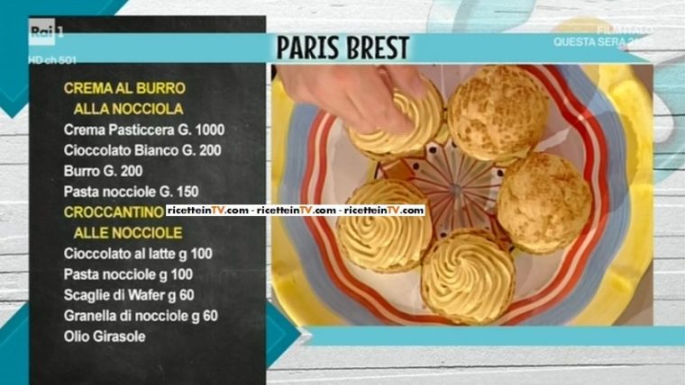 Paris brest (bignè) di Sal De Riso