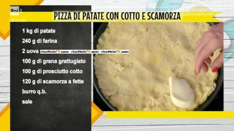 pizza di patate con cotto e scamorza di Anna Moroni