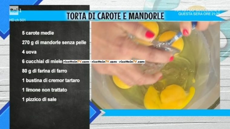 torta di carote e mandorle