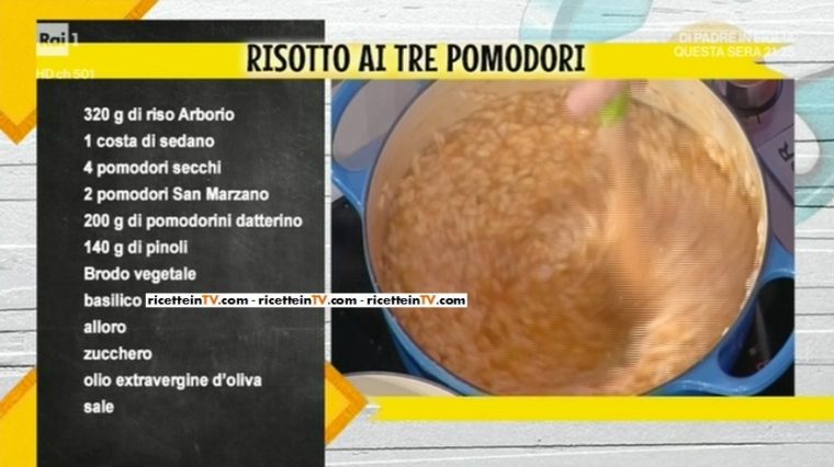 risotto ai tre pomodori di Sergio Barzetti