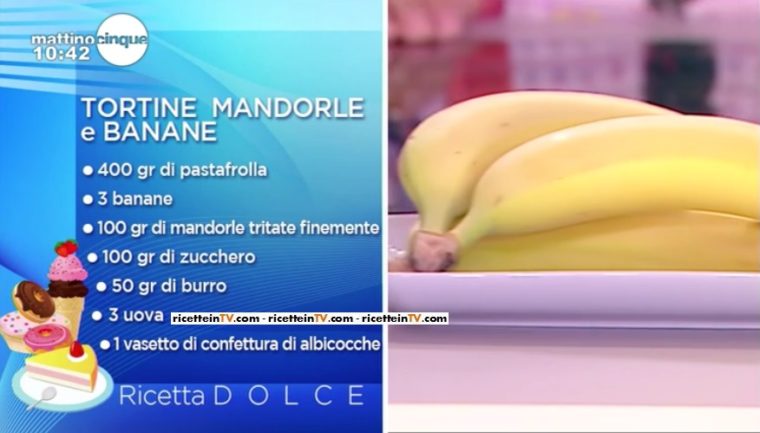 tortine mandorle e banane