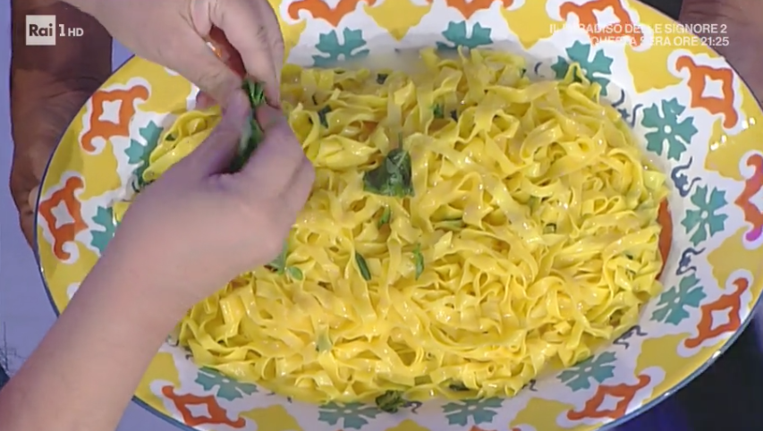 tagliatelle con basilico al limone di Alessandra Spisni