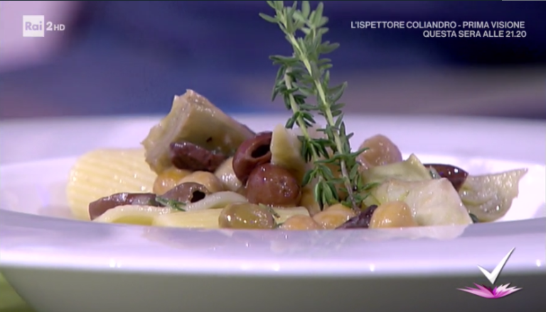 paccheri con carciofi e ceci di Tommaso Arrigoni