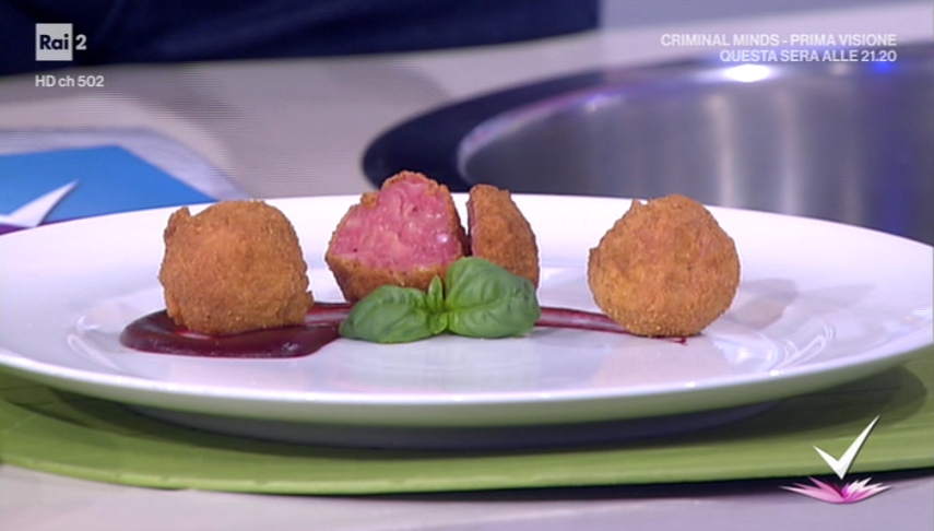 polpette alle farfalle fucsia di Dario Tornatore