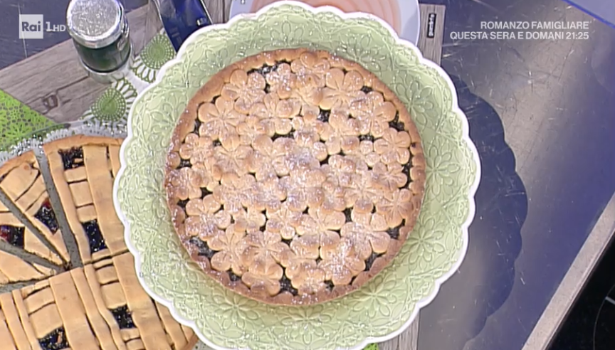 crostata all'olio con biscotto amarena di Natalia Cattelani