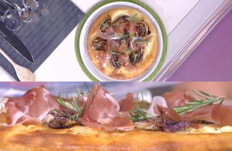 pizza bufala radicchio e speck