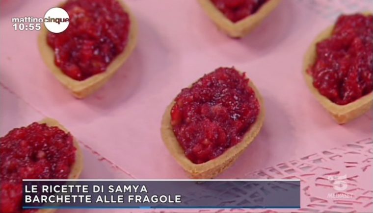 barchette alle fragole