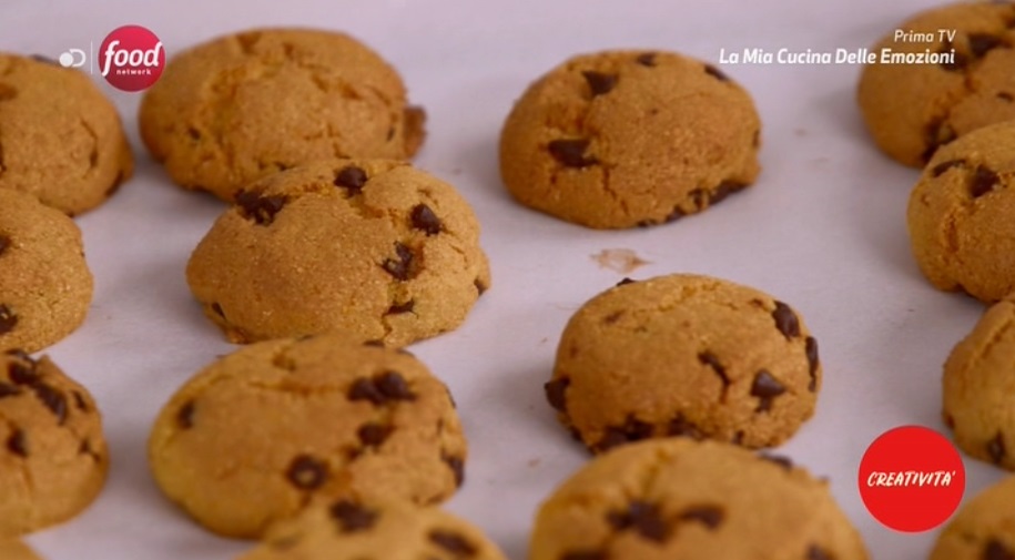 biscotti con gocce di cioccolato