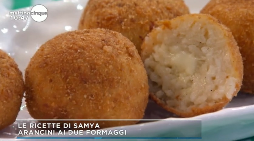 arancini ai due formaggi