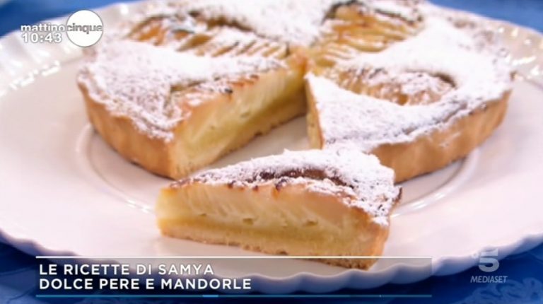 dolce pere e mandorle