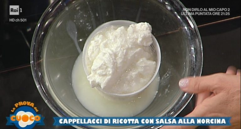 ricotta fatta in casa