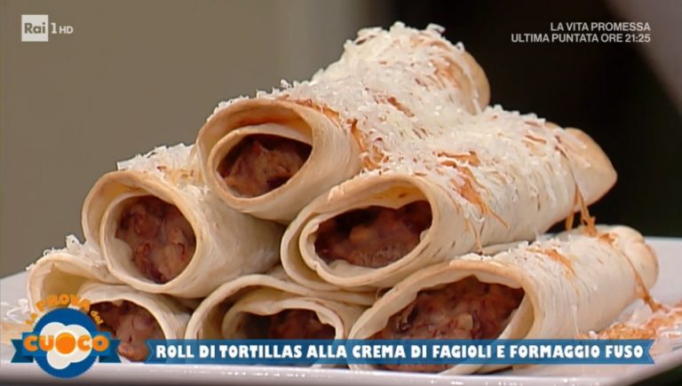 roll di tortillas alla crema di fagioli di Gabriele Faggionato