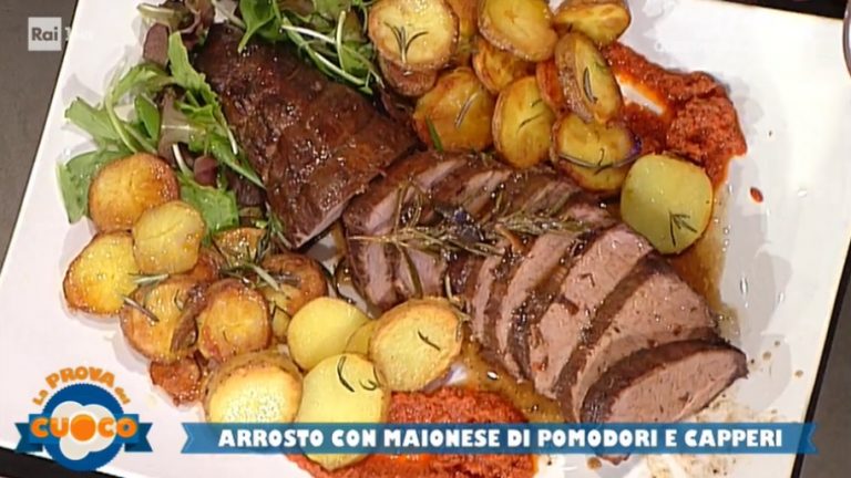 arrosto con maionese di pomodori e capperi di Emilio Signori