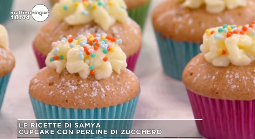 cupcake con perline di zucchero