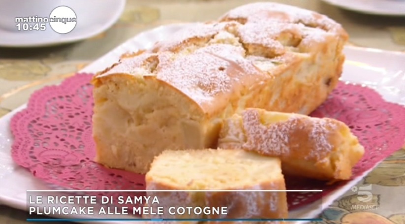 plumcake alle mele cotogne