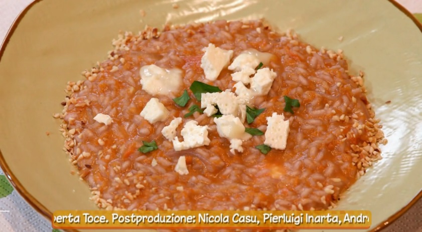 risotto zucca e formaggio e crostone alla zucca di Anna Moroni